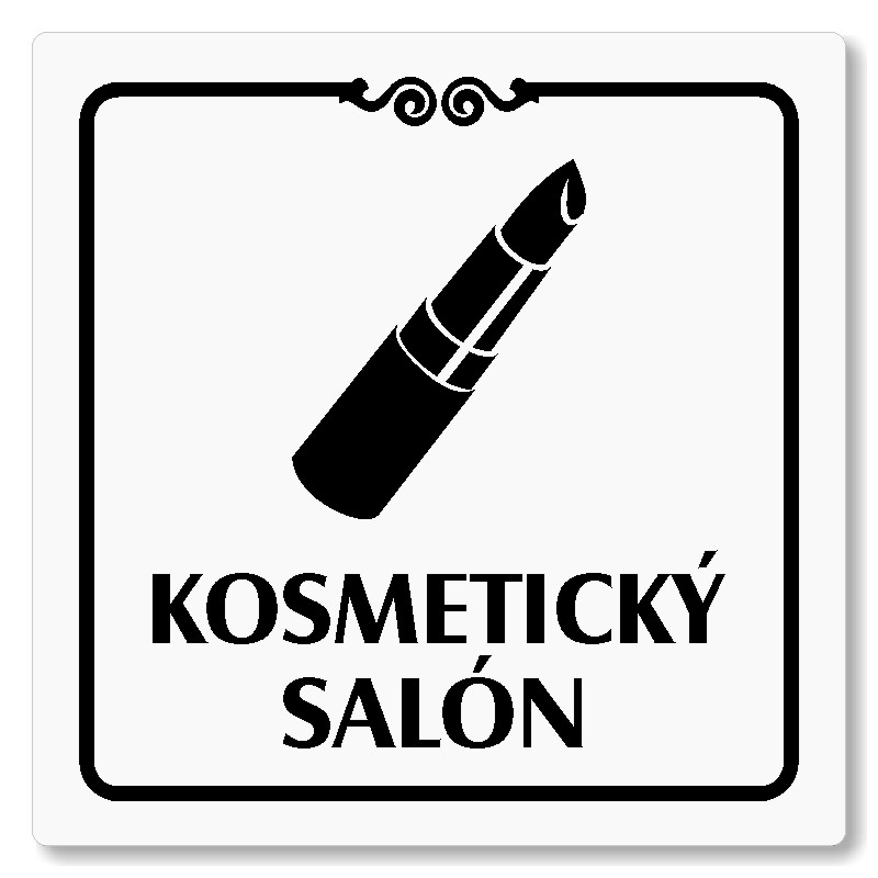 Kosmetický salón, 100x100mm, bílá, Texas